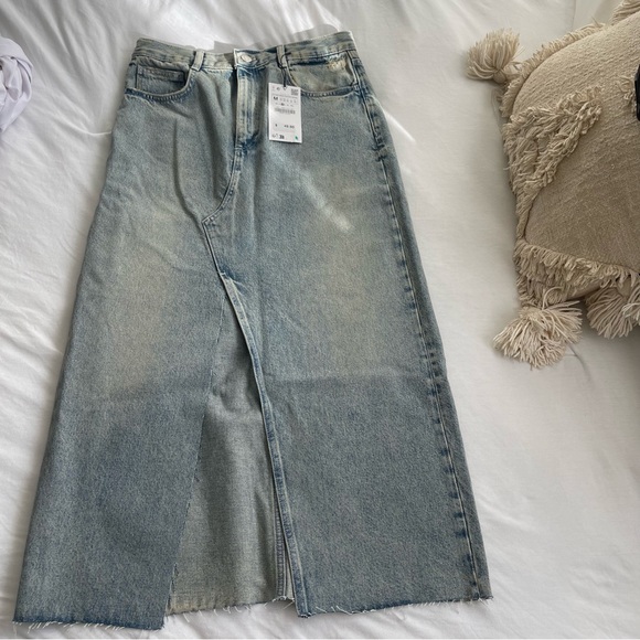 Denim skirt trf - Picture 3 of 5